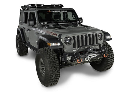 Tube de pare-chocs avant Rugged Ridge Arcus noir pour Jeep Wrangler JL 18-20