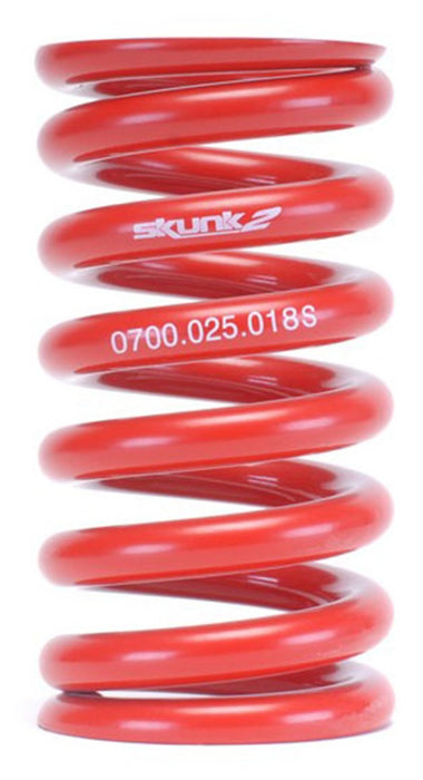 Ressort de course universel Skunk2 (droit) - 7 po L - 2,5 po ID - 18 kg/mm ​​(0700.250.018S)