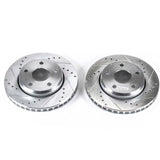Disques de frein avant Power Stop 07-17 Jeep Wrangler Evolution percés et fendus - Paire