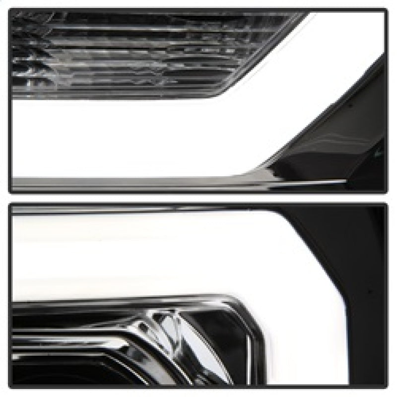 Phares de projecteur Spyder GMC Sierra 1500/2500/3500 07-13 V2 - Chrome PRO-YD-GS07V2-LBDRL-C