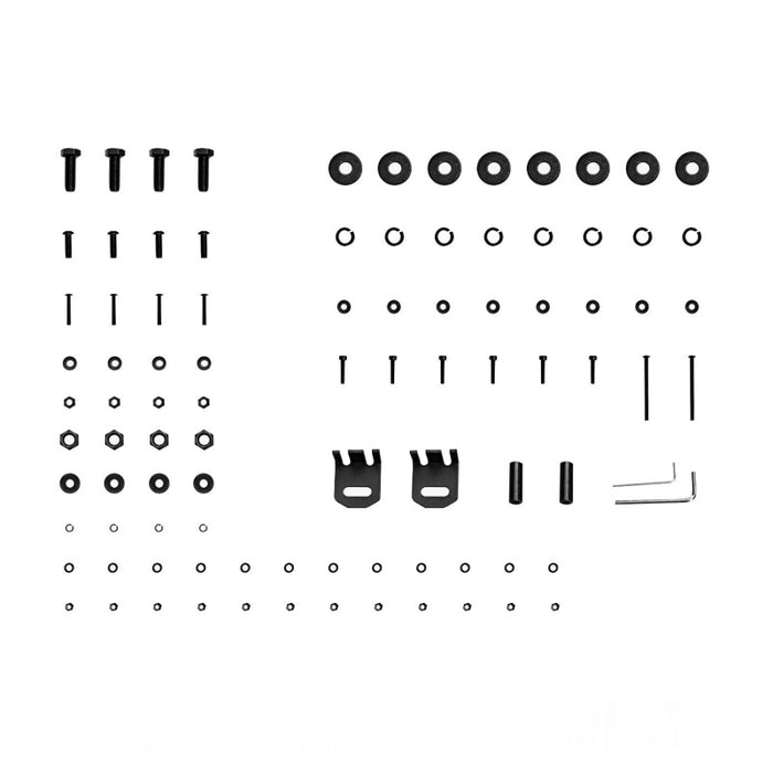 Pare-chocs avant pleine largeur Westin 18-20 Jeep Wrangler WJ2 avec support de barre lumineuse à LED, noir texturé