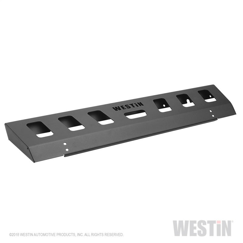 Westin 18-19 Jeep Wrangler JL Front Bumper Skid Plate - Textured Black