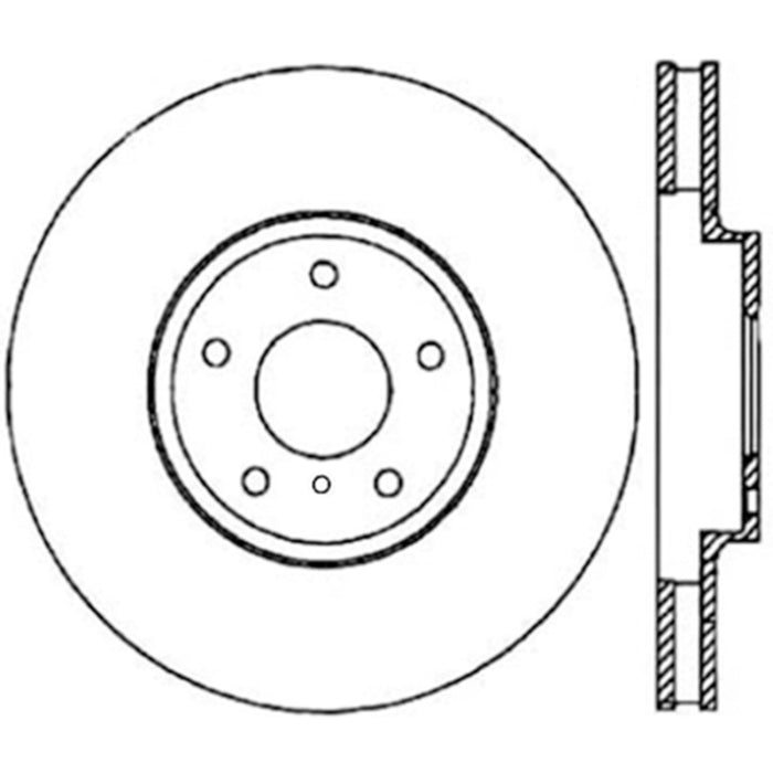 Stoptech 06-07 350Z / 05-07 G35 / 06-07 G35X Front CRYO-STOP Rotor