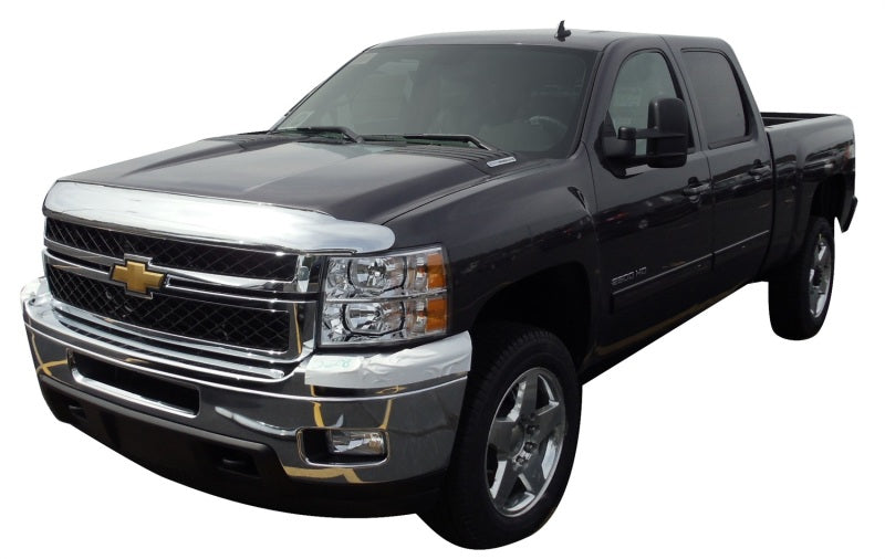 Protection de capot à profil haut AVS 11-14 Chevy Silverado 2500 - Chrome