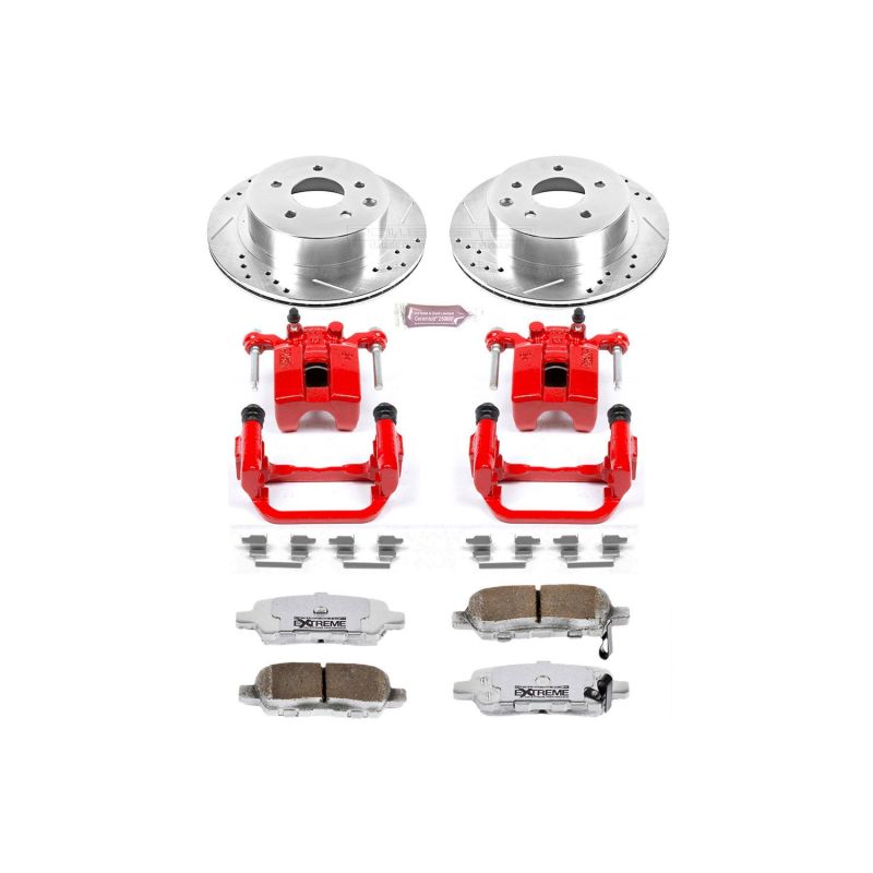 Kit de freins arrière Power Stop 03-05 Infiniti G35 Z26 Street Warrior avec étriers