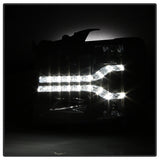 Phares de projecteur Spyder Chevy Silverado 1500 07-13 V2 - LED DRL - Noir PRO-YD-CS07V2-DRL-BK