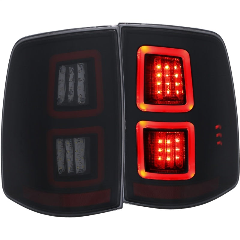 Feux arrière à LED ANZO 13-17 Dodge Ram 1500/2500/3500 Fumés
