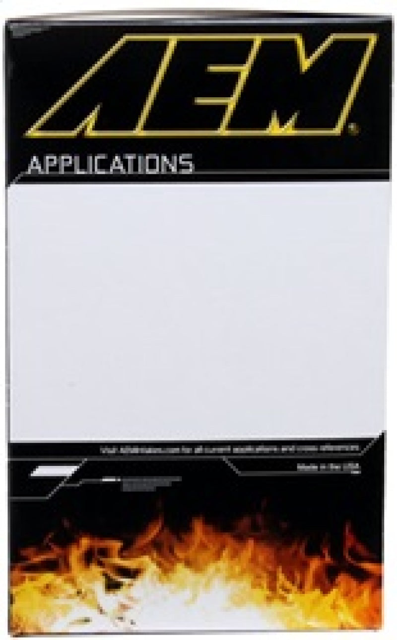 Filtre à air AEM DryFlow - Rond 2,75 po ID x 6,25 po OD x 8,25 po H pour Ford/Volvo 2007-2014