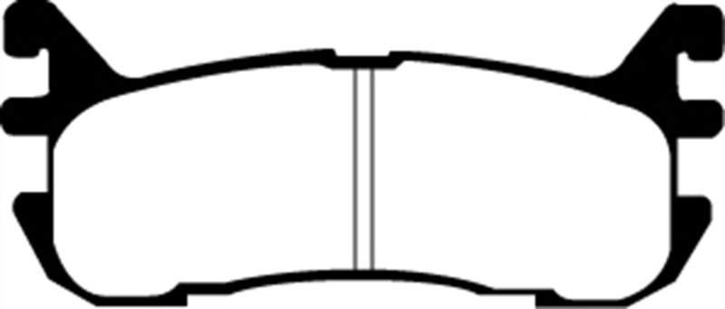 Plaquettes de frein arrière EBC Redstuff pour Ford Escort 2.0 97-02