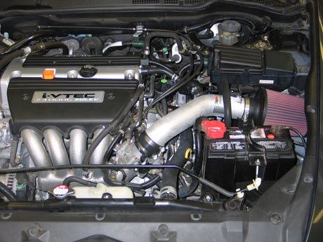 Admission K&amp;N 05-07 Honda Accord L4-2.4L Silver Typhoon Short Ram