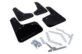 Garde-boue noir Rally Armor 12-19 Ford Focus ST / 16-19 RS avec logo gris