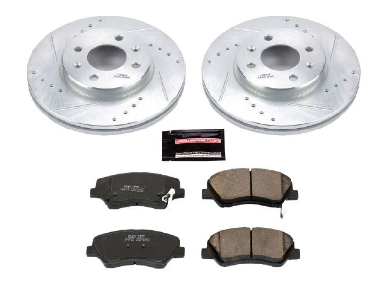 Power Stop 12-18 Hyundai Accent Front Z23 Evolution Sport Brake Kit