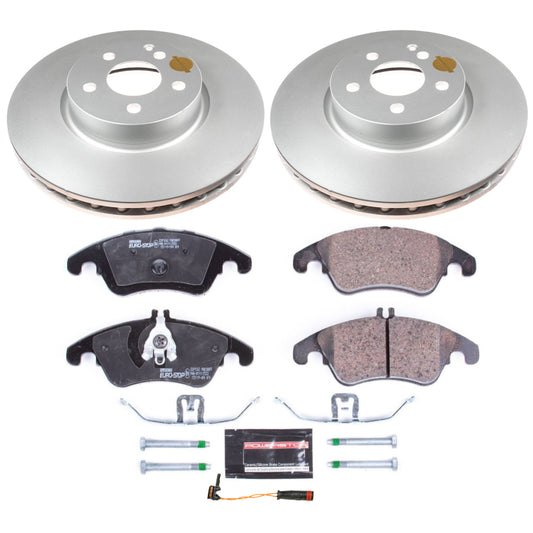 Power Stop 13-14 Mercedes-Benz C300 Front Euro-Stop Brake Kit