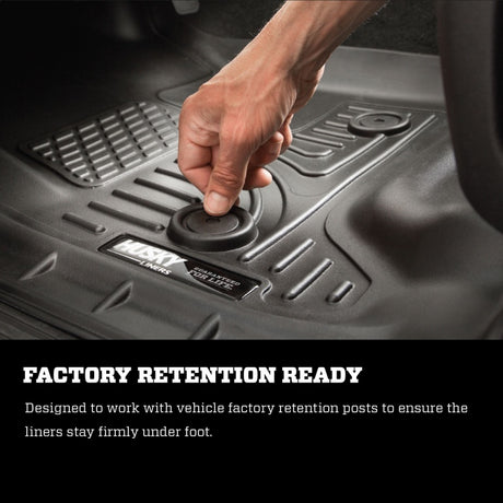 Revêtements de sol Husky Liners 2012 Dodge Ram 1500/2500/3500 Crew Cab WeatherBeater Combo Tan