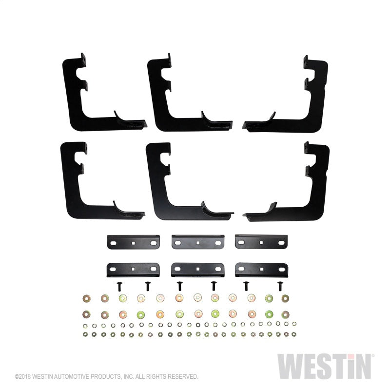 Kit de montage de marchepied Westin 2019 Ram 1500 Quad/Crew Cab (sauf Ram 1500 Classic 2019) - Noir