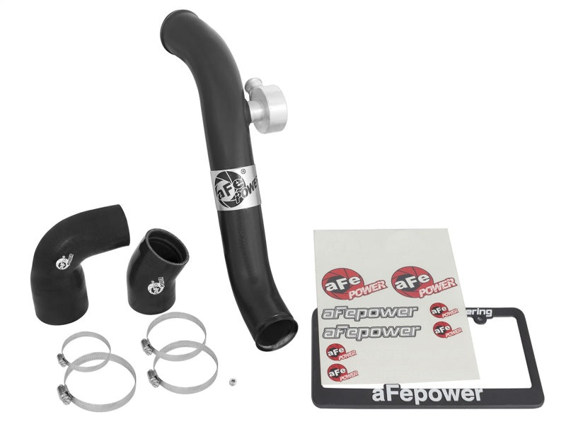 Tube de refroidisseur intermédiaire aFe BladeRunner 2 1/2 po côté chaud 15-16 Ford Mustang EcoBoost L4-2.3L (t)