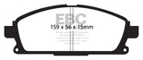 Plaquettes de frein avant EBC 01 Infiniti Q45 4.1 Yellowstuff