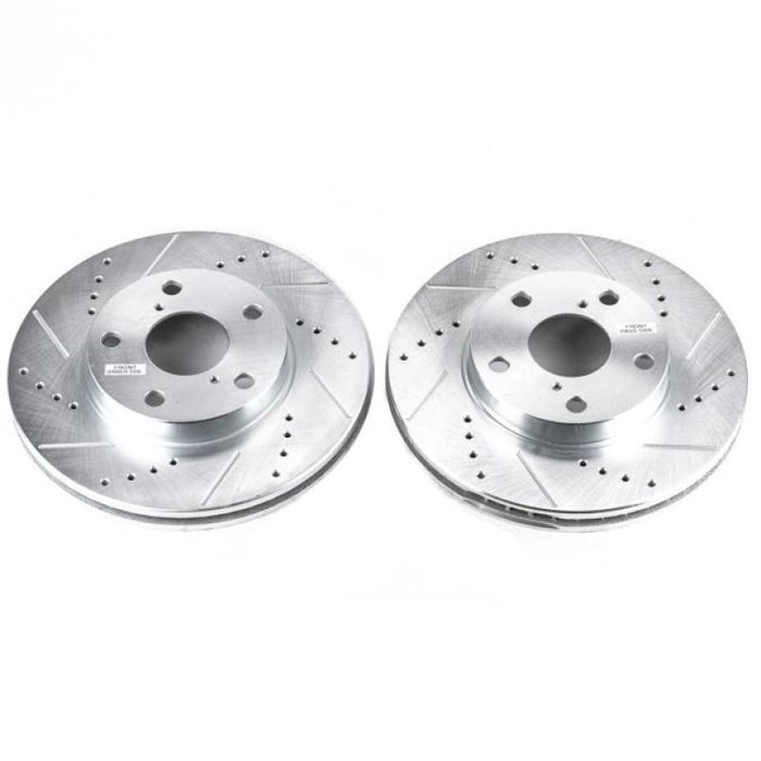 Rotors avant percés et fendus Power Stop 01-05 Toyota RAV4 Evolution - Paire