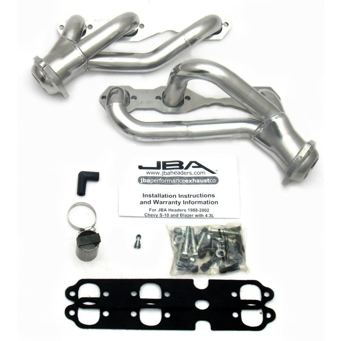 JBA GM S-Truck 4,3 L V6 2 roues motrices 1-1/2 po primaire argent Ctd Cat4Ward