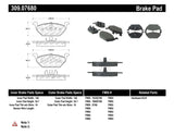 Plaquettes de frein StopTech Performance