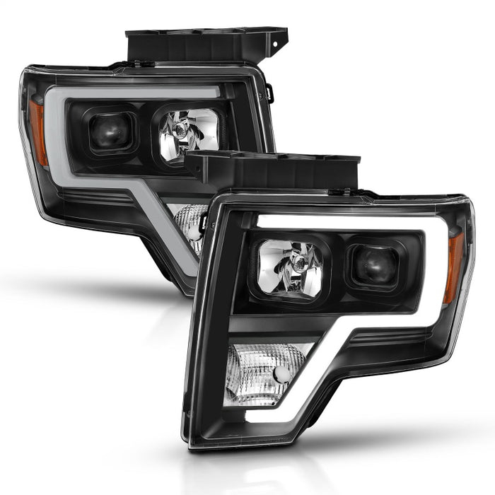 Barre lumineuse de projecteur ANZO 2009-2014 Ford F-150 HL noir ambre