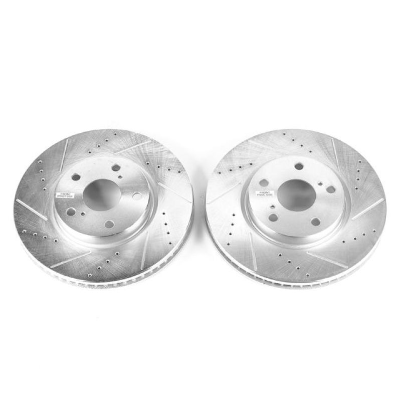 Power Stop 2006 Lexus GS300 Front Evolution Drilled & Slotted Rotors - Pair