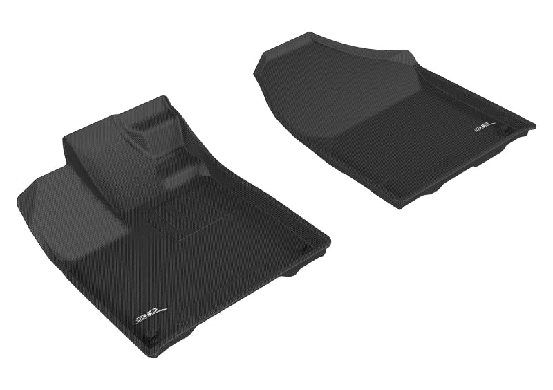 Tapis de sol 3D MAXpider pour Honda Pilot/Passport Kagu 2016-2020, 1ère rangée - Noir