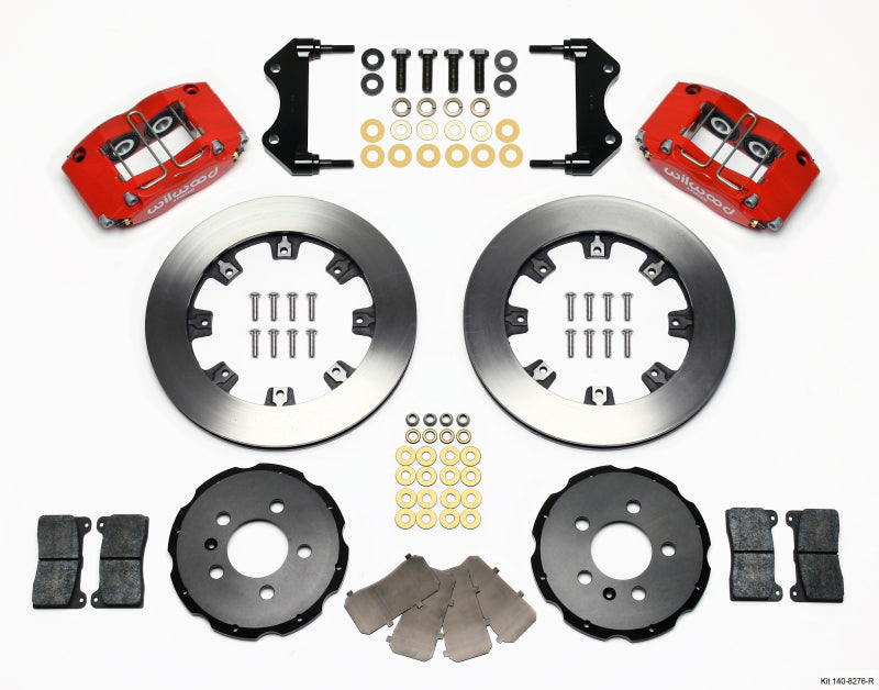 Kit de jantes radiales avant Wilwood Dynapro 12,19 pouces rouge 99-03 Jetta IV et Golf IV