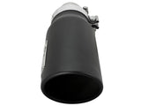 Mise à niveau de l'embout d'échappement noir aFe Power 09-15 Dodge Ram 3.0L/5.7L