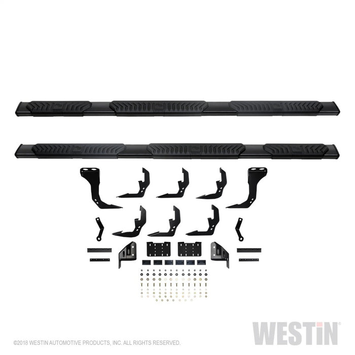 Marchepieds modulaires Nerf Westin 2019 pour Chevrolet Silverado/Sierra 1500 Crew Cab (5,5 pi) R5 - Noir