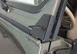Support de charnière de pare-brise pour Jeep CJ5 Rampage 1976-1983 - Noir