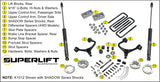 Kit de levage Superlift 05-20 Toyota Tacoma 4WD (sauf modèles TRD Pro) - 3 pouces avec amortisseurs Superlift