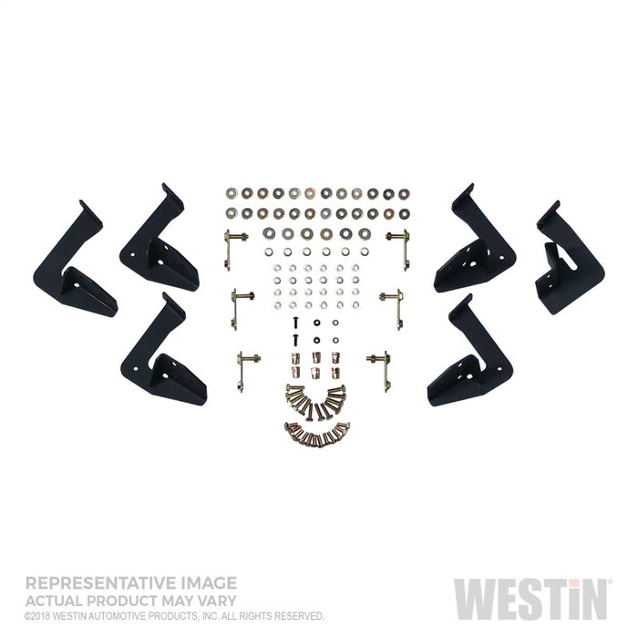 Marchepieds Westin 99-16 Ford F-250/350/450/550 Super Cab HDX en acier inoxydable - Tex. Blk