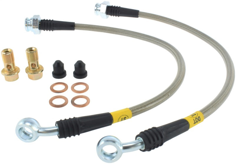 Conduites de frein arrière en acier inoxydable StopTech 09+ Nissan GTR