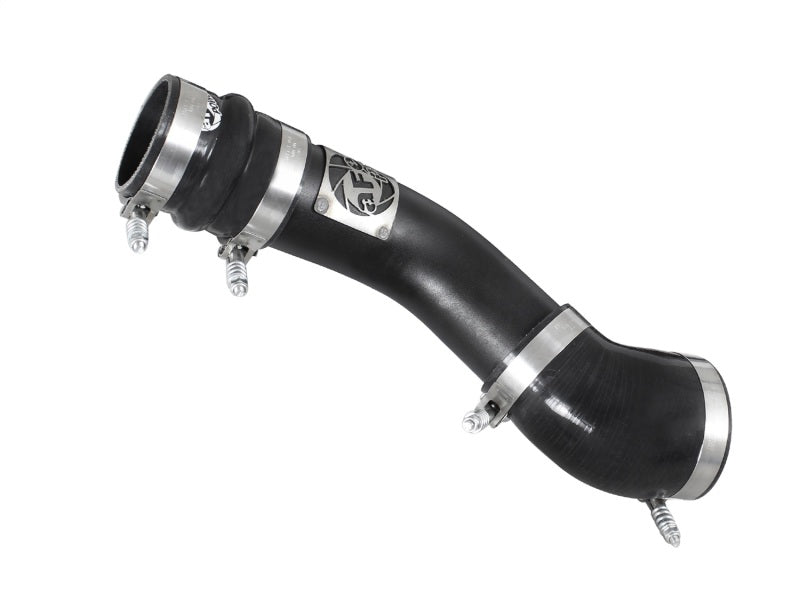 Tube latéral chaud de refroidisseur intermédiaire noir aFe Bladerunner de 3 pouces pour camions diesel Dodge 94-02 L6-5,9 L