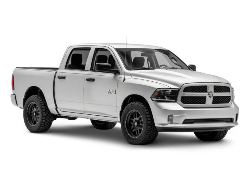 Phares Raxiom 09-18 Dodge RAM 1500/2500/3500 série axiale avec barre LED - boîtier noir (lentille transparente)