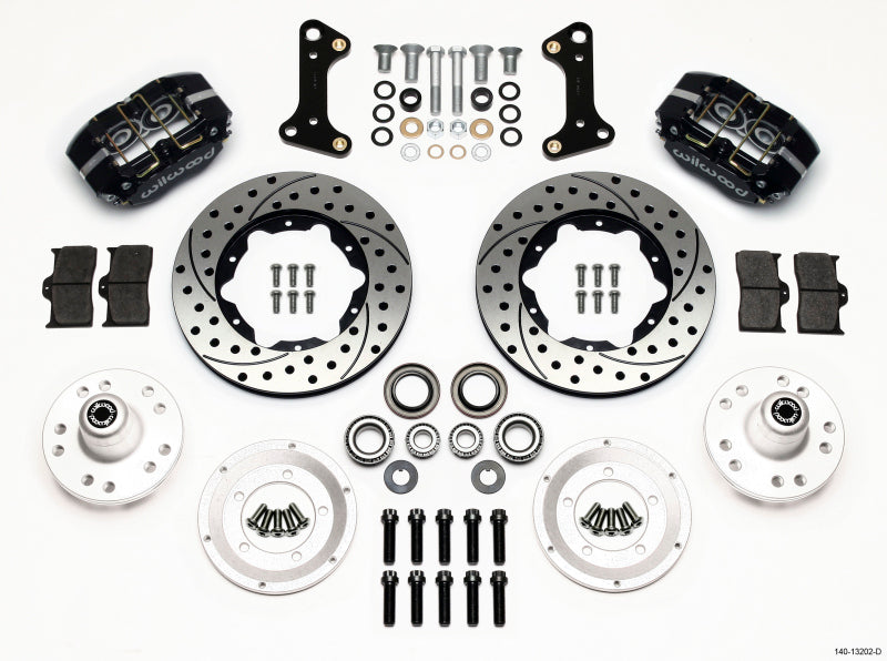 Wilwood Dynapro Dust-Boot Front Kit 11.00in Drilled 67-69 Camaro 64-72 Nova Chevelle