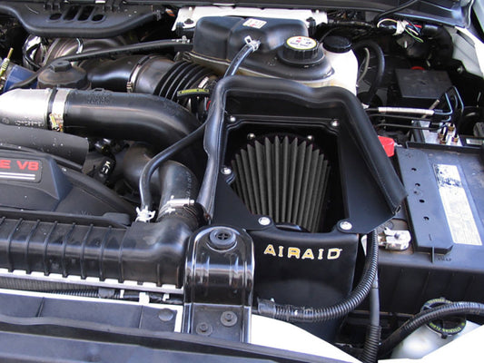 Airaid 03-07 Ford Power Stroke 6.0L Diesel MXP Intake System w/ Tube (Dry / Black Media)