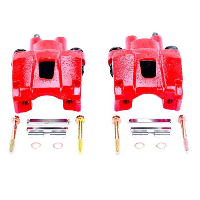 Étriers arrière rouges Power Stop 02-10 Ford Explorer sans supports - Paire