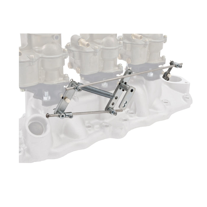 Kit de tringlerie d'accélérateur ProgressIVe à deux corps pour carburateur Edelbrock 3X2