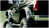 Élargisseurs de style découpé Bushwacker 88-99 Chevy C1500 2 pièces - Noir