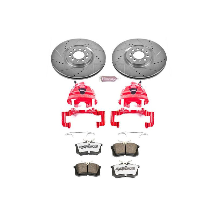 Kit de freins Power Stop 02-04 Volkswagen Golf Z26 Street Warrior avec étriers