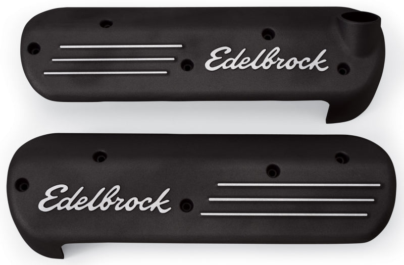 Couvercle de bobine Edelbrock GM Gen 3 LS1 avec revêtement noir