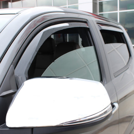 Déflecteur d'air Westin 2016-2018 Toyota Tacoma Double Cab 4dr Wade 4 pièces - Fumé