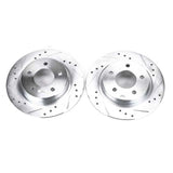 Disques de frein arrière Power Stop 04-13 Mazda 3 Evolution percés et fendus - Paire