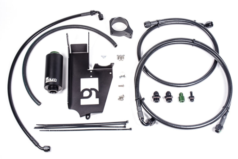 Kit de plomberie pour support de carburant Radium Engineering Mitsubishi Evo 7/8/9 - Filtre en acier inoxydable