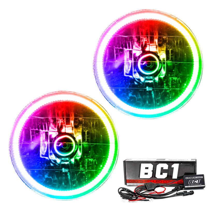 Oracle 97-06 Jeep Wrangler TJ SMD HL - ColorSHIFT avec contrôleur BC1 VOIR LA GARANTIE