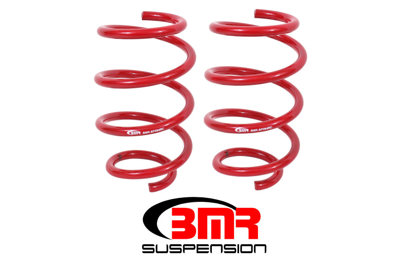 Ressorts d'abaissement pour la version de conduite avant de la Mustang S550 BMR 15-17 - Rouge