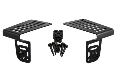 Kit de support de capot à LED Diode Dynamics 18-21 Jeep JL Wrangler/Gladiator SS3 - Blanc Sport