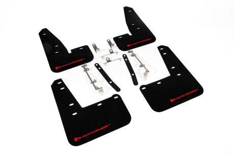 Garde-boue Rally Armor 2023 Toyota GR Corolla Black UR avec logo rouge